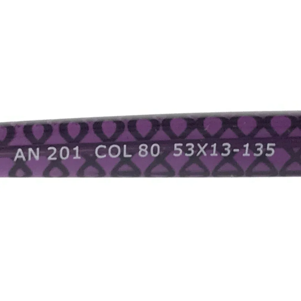 Next Issue AN 201 COL 80 Eyeglasses Frames Purple Round Full Rim 53-15-135